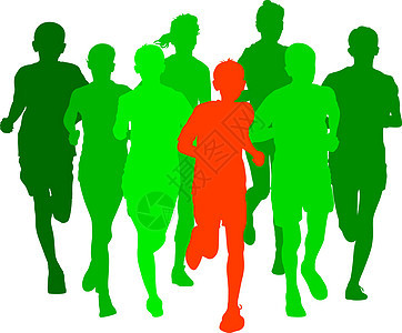 套剪影 短跑运动员 它制作图案矢量图游戏行动男性竞技赛跑者速度男人运动身体训练图片
