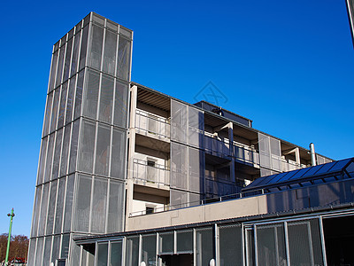 现代工业设计 豪华公寓公寓公用公寓窗户城市奢华场景财产景观管理人员住宅蓝色建筑图片