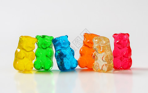 软糖熊甜点明胶小熊团体糖果口香糖水果味图片