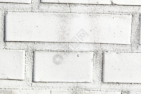 白漆砖墙石头建筑建筑学砖块石墙模块积木水泥白色背景图片