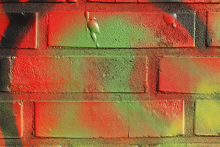 彩色涂漆砖墙建筑学建筑积木水泥模块石头砖块石墙背景图片