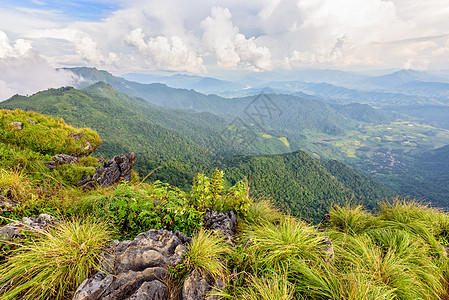 Phu Chi Fa森林公园美丽的景观图片