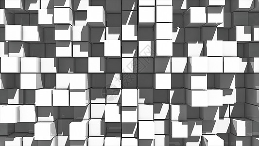 多维数据集背景的抽象图像 具有专业光影的逼真块地板 技术理念造型电脑组织合金矩形阴影插图建筑学商业建造图片