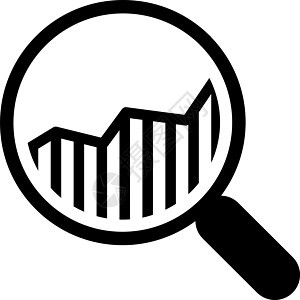 金融分析图标 商业概念 平板设计市场报告调查财务玻璃勘探文档数据审查生长背景图片