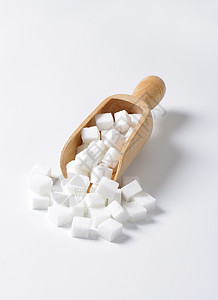 白糖块烹饪服务器具肿块精制木勺立方体食品食物蔗糖冰糖图片