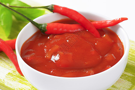 热番茄饼酱蔬菜辣椒小吃洋葱调味品食物红辣椒图片