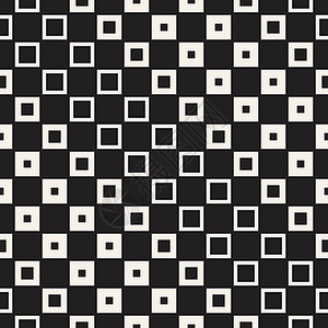重复几何矩形瓷砖 矢量无缝模式纺织品创造力窗饰黑色正方形织物编织坡度格子菱形图片