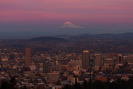 Mt Hood 上最后的光图片