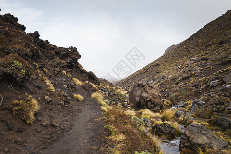 北伊斯兰汤加里罗国家公园Ngarauruhoe火山2291mt荒野蓝色公吨厄运岩石穿越陨石高山石头火山图片