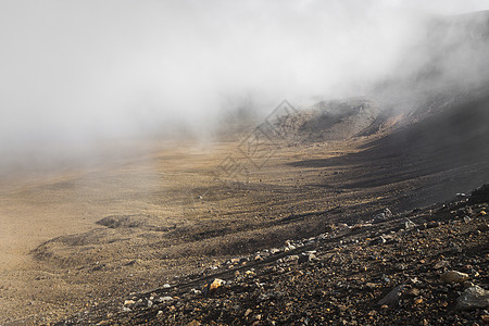 北伊斯兰汤加里罗国家公园Ngarauruhoe火山2291mt高山旅行风景蓝色旅游天空石头远足荒野遗产图片