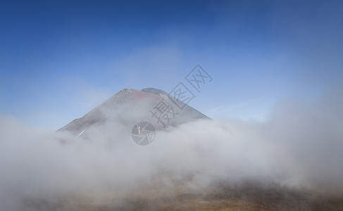 北伊斯兰汤加里罗国家公园Ngarauruhoe火山2291mt天空厄运旅行沙漠遗产石头蓝色陨石穿越旅游图片