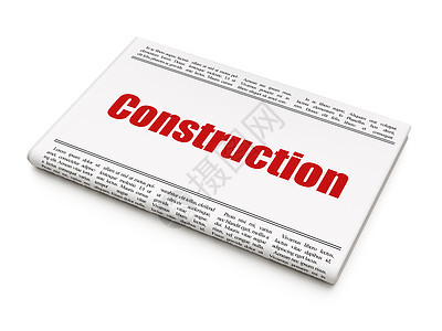 建设概念 报纸头条建筑工程;报社头条背景图片