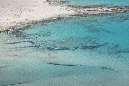 希腊克里特岛的Balos海湾 格兰沃萨地区地标旅游海岸假期异国情调海洋支撑晴天横幅图片