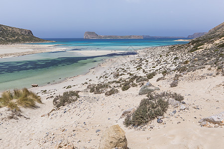 希腊克里特岛的Balos海湾 格兰沃萨地区热带海洋地标异国旅行海岸情调旅游假期支撑图片