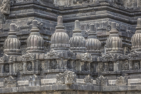 印度尼西亚爪哇岛日惹附近的普兰巴南寺庙文化传统历史性宗教纪念碑地标建筑学佛教徒废墟上帝图片