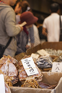 干鱼 海鲜产品 在市场上日本太阳文化乌贼美食食物盐渍钓鱼热带烹饪饮食图片