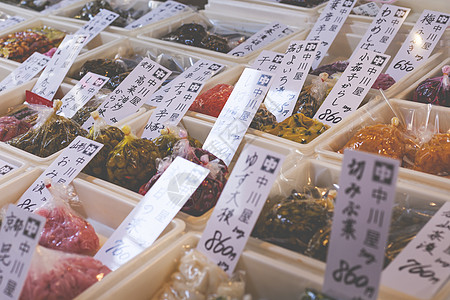 销售日本传统产品的日美传统产品蔬菜城市食物行人旅行餐厅访问水果情调商品图片