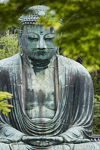 大佛大布苏 位于印度的Kotokuin寺庙风景文化大佛青铜宗教雕塑地标历史性国家遗产图片