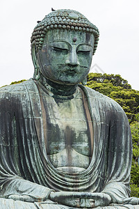 大佛大布苏 位于印度的Kotokuin寺庙地标佛教徒风景雕塑遗产金属雕像天空冥想宗教图片