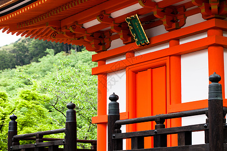 京都寺附近的大山济寺三座塔塔清水观光旅游旅行历史建筑枫树神社树木树叶图片