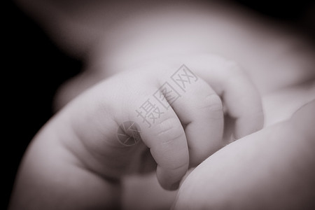 特写单色的手棕榈婴儿父母皮肤亲热手指童年投标青年新生图片