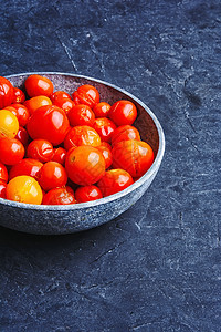 樱桃番茄菜蔬菜食物罐装装罐香料厨房盐渍红色乡村图片
