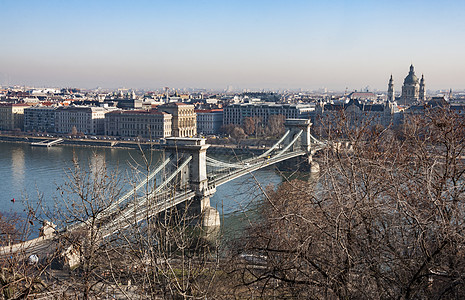 布达佩斯市链桥观光城市城堡首都纪念碑地标风景景观建筑学图片