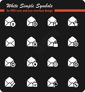 邮件和信封图标 se商业夹子地址下载笔记电子邮件邮政电脑交通互联网图片