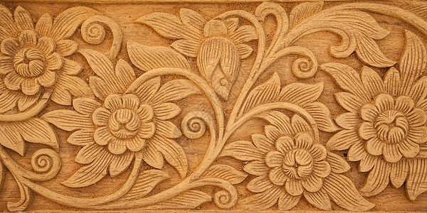 花雕在宇材料宏观木头装饰木材艺术工艺雕塑风格雕刻图片
