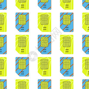 SIM 卡无缝图案电讯讲话电话塑料消息通信电子金子技术互联网图片