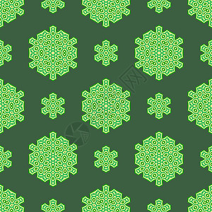 创意观赏无缝绿色图案折纸插图坡度马赛克空白创造力小册子横幅三角形海报背景图片