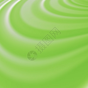 抽象发光的绿色波浪图片