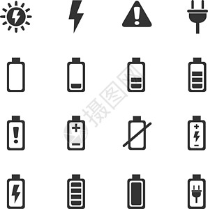 电池图标 se充值圆柱图表收费电气碱性来源插图原子技术图片