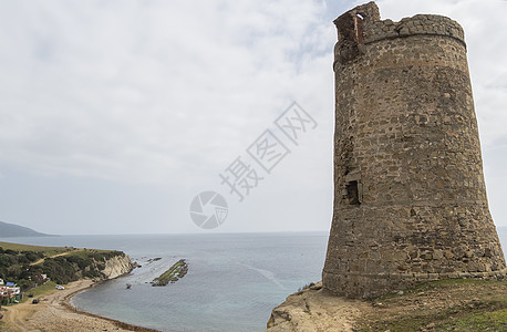 Guadalmesi望台 西班牙卡迪兹海峡自然公园废墟海峡天空历史风景历史性日光旅行时间考古学图片