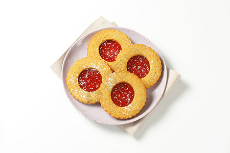 圆轮林泽饼干食物圆形盘子高架美食醋栗图片