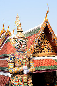 曼谷皇家宫寺庙金子艺术雕像历史建筑假期宗教皇家建筑学图片