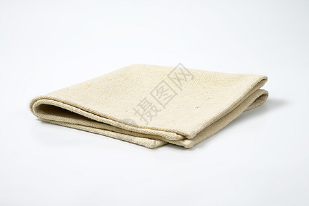 平面布布铺织物纺织品褐色餐巾纸帆布亚麻餐巾台垫折叠图片