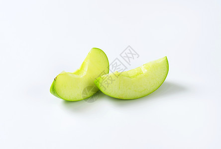 绿苹果网楔子水果奶奶食物背景图片
