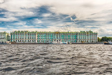 冬季宫景观 俄罗斯圣彼得堡埃米蒂奇博物馆艺术蓝色历史风格天空城市旅行地标历史性旅游图片