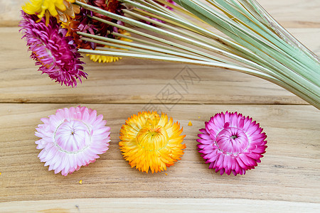 木制桌上美丽的稻花季节性背景花园装饰植物群风格花朵阴影粉色花瓣图片