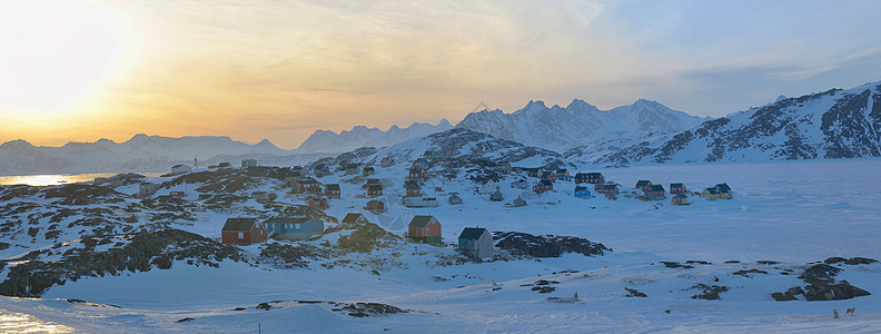 春天的格陵兰地貌景观图片