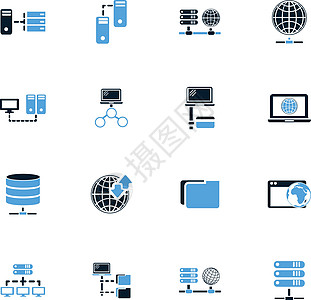 互联网服务器网络图标 se安全房子笔记本商业电脑技术局域网办公室全球展示图片