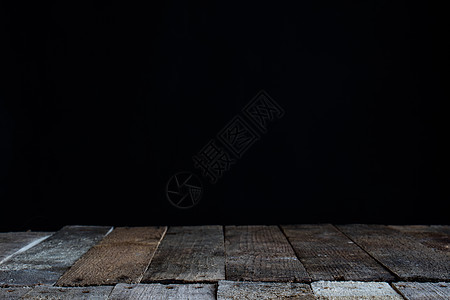 黑色背景推介会剪辑产品桌面台面展示木板地面奢华柜台图片
