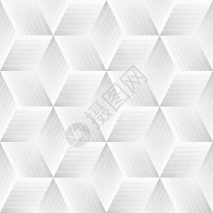 无缝的单色图案 蹩脚的几何形状平铺创造力正方形马赛克装饰风格插图白色灰色纺织品艺术图片