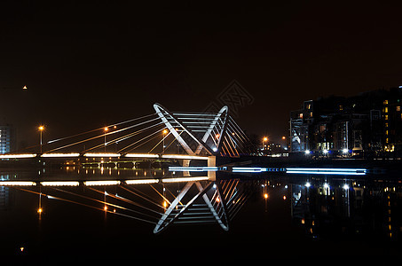 拉扎列夫斯基桥之夜图片