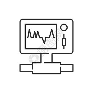 医疗设备图标 保健便携式监视器等的医疗设备图片