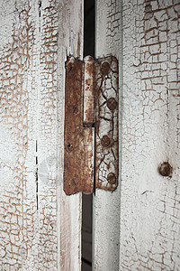 背景老斗材料白色木头剥皮木材金属木板背景图片