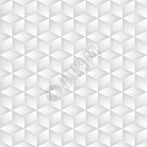 无缝的单色图案 蹩脚的几何形状平铺马赛克正方形风格创造力立方体插图纺织品装饰窗饰打印图片