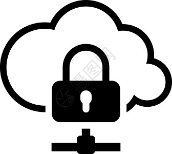 云数据保护图标 平面设计安全网络插图技术用户商业挂锁互联网体验界面图片