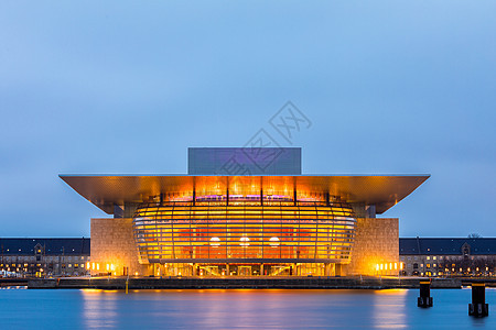 哥本哈根歌剧院国家音乐会建筑学建筑房子地标艺术天空剧院蓝色图片